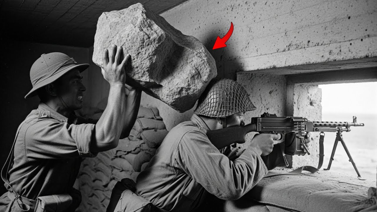 They Mocked His “Caveman” Stone — Until He Killed 9 Japanese Gunners in One  Day​​​​​​​​​​​​​​​​