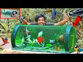 Easy Cage🔥|ബൈക്കിന്റെ പഴയ ടയർകൊണ്ട് കിടിലൻ കൂട്😍| Making a Beautiful Birds Cage Using Old Tyre|oxten