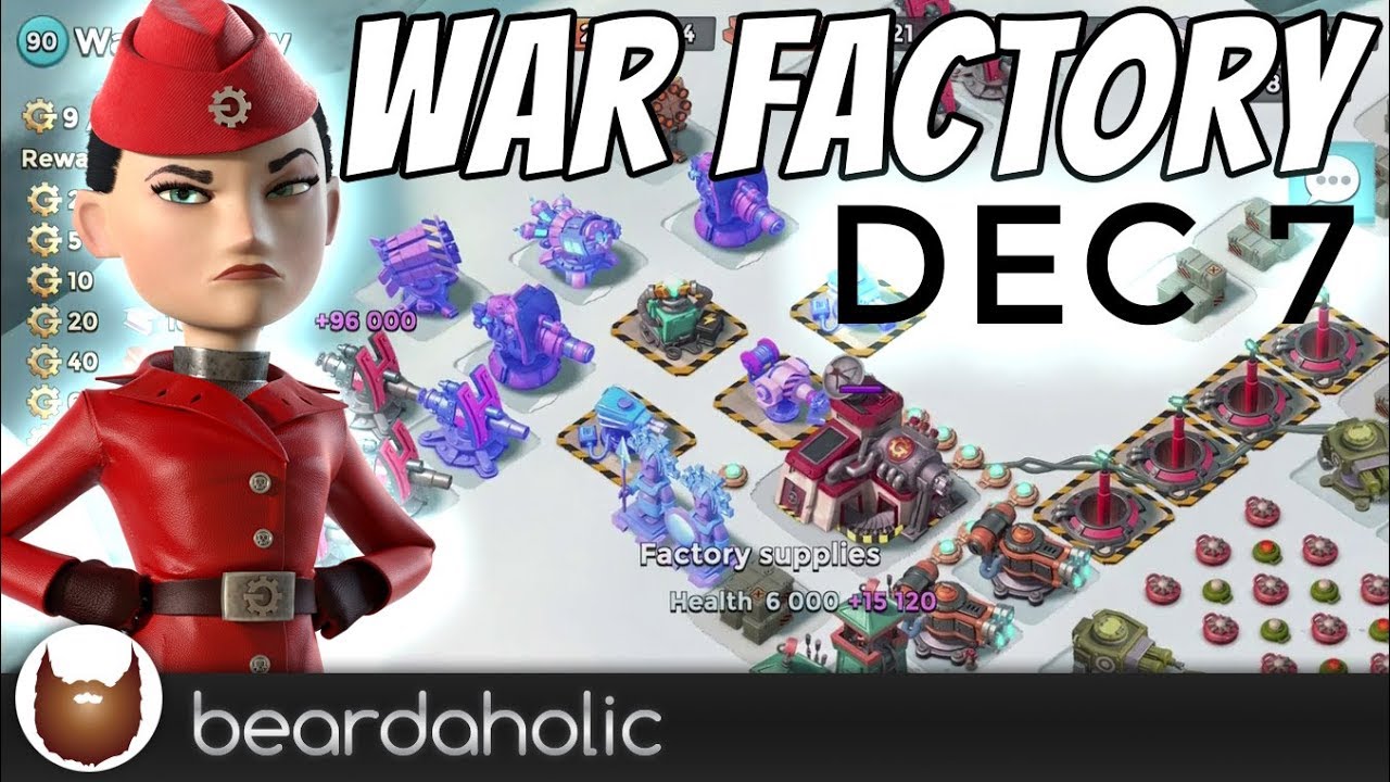 Boom Beach Gearheart War Factory Unboosted Gameplay Smooka Walkthrough