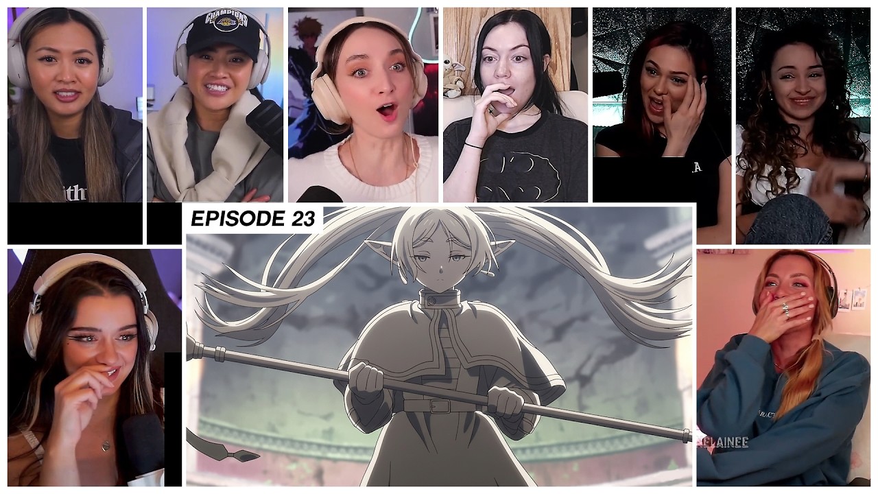 [GIRLS REACT] First Class Mage Exam Second Test | Frieren Ep 23 Girl Reaction Mashup