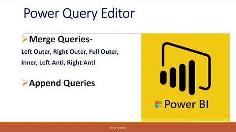 18# Power BI - Power Query Editor 9 in Hindi  Merge Queries  - Joins  and Append Queries