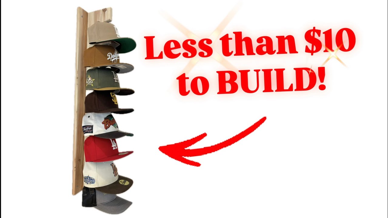 Hat Rack Tutorial How To Build This SIMPLE DIY Hat Rack! - YouTube