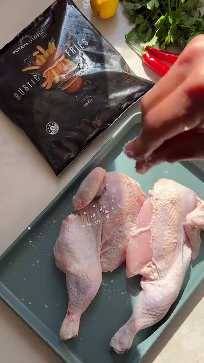 Piri Piri Chicken with a homemade smokey Piri Piri sauce #shorts #short #asmr