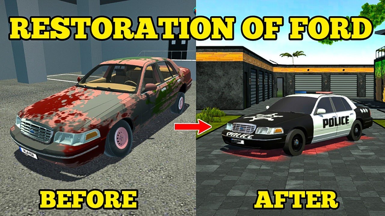 Restoration Of Ford Crown Victoria | Car Simulator 2 | New Update 