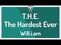 Will I Am T H E The Hardest Ever Lyrics Espanol Lyric Video LyricsV 