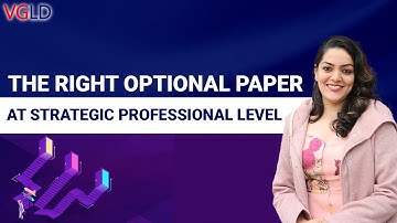 The Right Optional Paper At Strategic Professional Level 🧑🏻‍💻💯