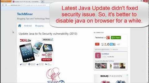 How to disable java on firefox browser?