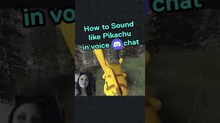 How to Speak Like PIKACHU in ANY Voice Chat ⚡️ #Shorts screenshot 1