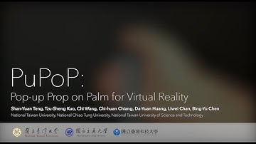 PuPoP: Pop-up Prop on Palm for Virtual Reality (UIST 