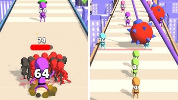 2048 Clash 3D - All Levels Gameplay Android, iOS