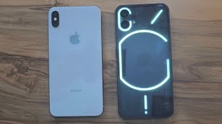 iPhone Xs Max vs Nothing Phone 1