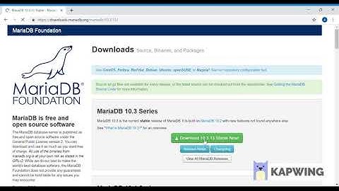 MariaDB-Features, download and installation