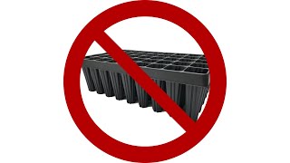 How to plant seeds with long tap roots without buying plastic root trainers