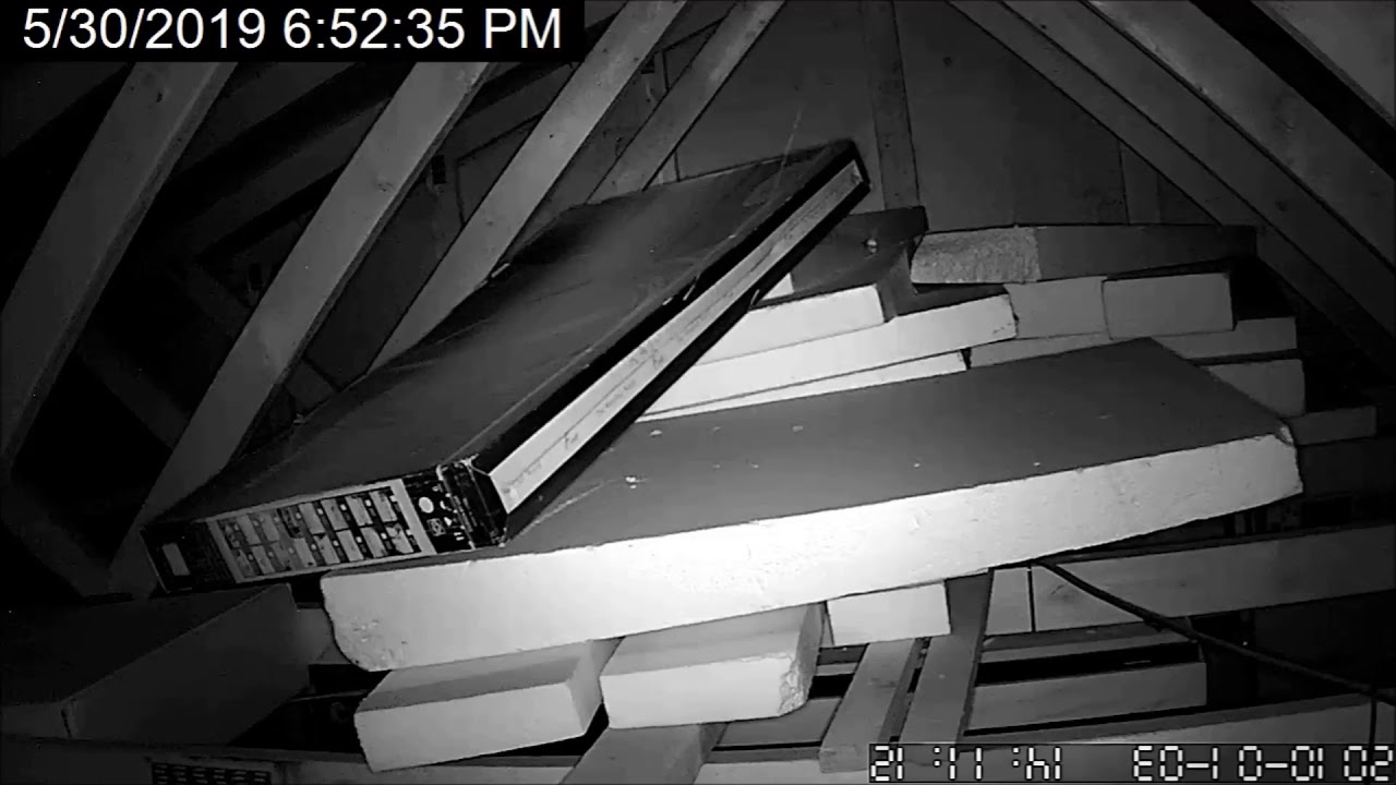 lightning strike shaking caught on camera. Post Falls, IDAHO May 30th