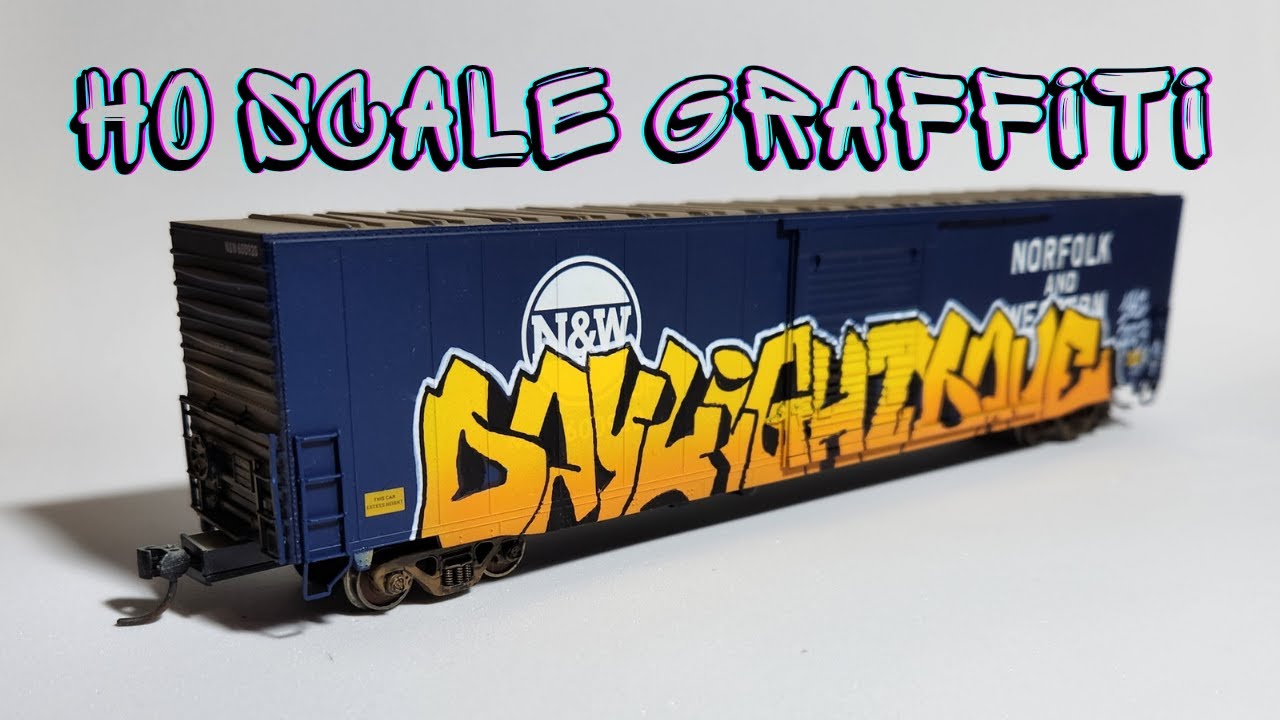 HO Scale Graffiti Tribute to "Daylight Dave"