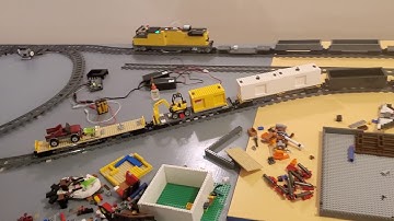 Raspberry Pi Lego Trains with two switches automated.