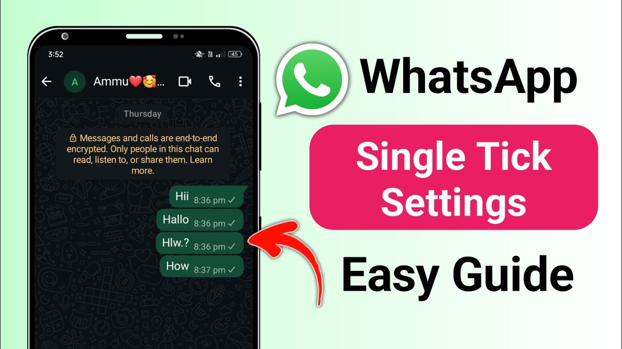 WhatsApp Single Tick Settings | How to Get Single Tick on WhatsApp (2026 Guide)