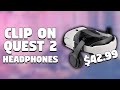 Clip On Headphones For Your Oculus Quest 2! & More VRCover Accessories!