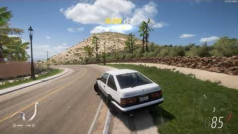 Initial D reference in Forza Horizon 5