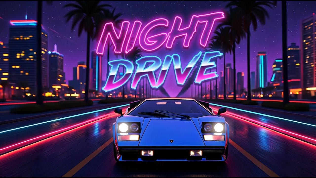 Highway Night Drive | 80's Synthwave Mix - Vol.04