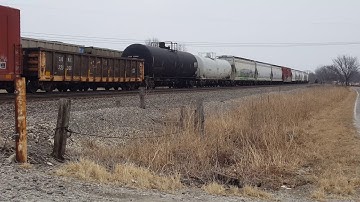 MEGA TRAIN ALERT!: HUGE 48,000+hp lashup with NS, UP, 150+ cars and a nice dpu!