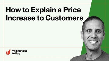 Hoe u een prijsverhoging aan klanten uitlegt