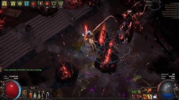 PoE Delirium: Second Sirus A5 Fight!  Voidforge Flicker Strike/Heavy Strike Inquisitor