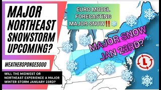 Major Northeast & Midwest Winter Storm Potential!