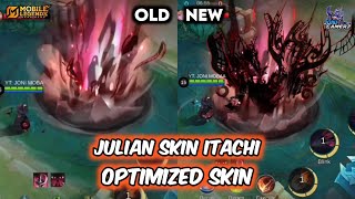 Julian Skin Itachi Uchiha Optimized Skin Gameplay Skill Mobile Legends