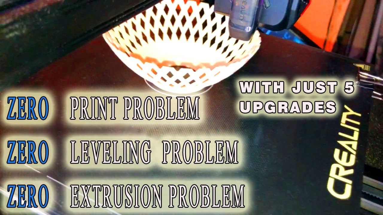 Ender 3 Series five Upgrades for for Perfect 3D Printing - YouTube