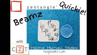 Beamz | Zentangle® Quickie