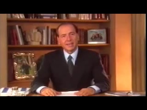 "L'Italia è il Paese che amo": 25 anni fa la 'discesa in campo' di Berlusconi