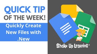 Google Tip Quickly Create A New Doc, Sheet, Or Slide
