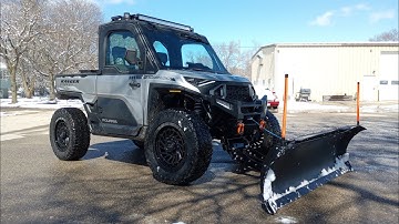 2024 Polaris Ranger 1500XD Northstar Snowplowing Wet Heavy Snow