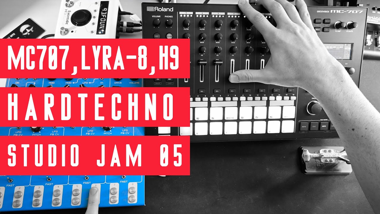 4K JAM 05 | LYRA-8, MC707, H9 | Dj Scale Ripper - 'Leopard Spider' (Dark Hard Techno Jam)