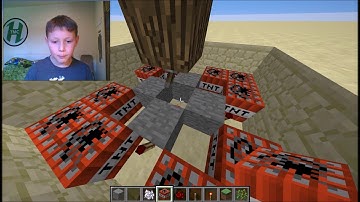 HOW TO BUILD AN EXPLODING TREE TRAP - Minecraft Tutorial