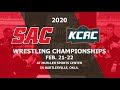 2020 197-pound KCAC-SAC men's wrestling championships final