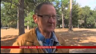 Historic School Destroyed in Fire
