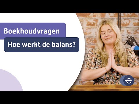 Hoe werkt de balans?