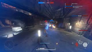 Star Wars Battlefront 2 HvV playing with a 