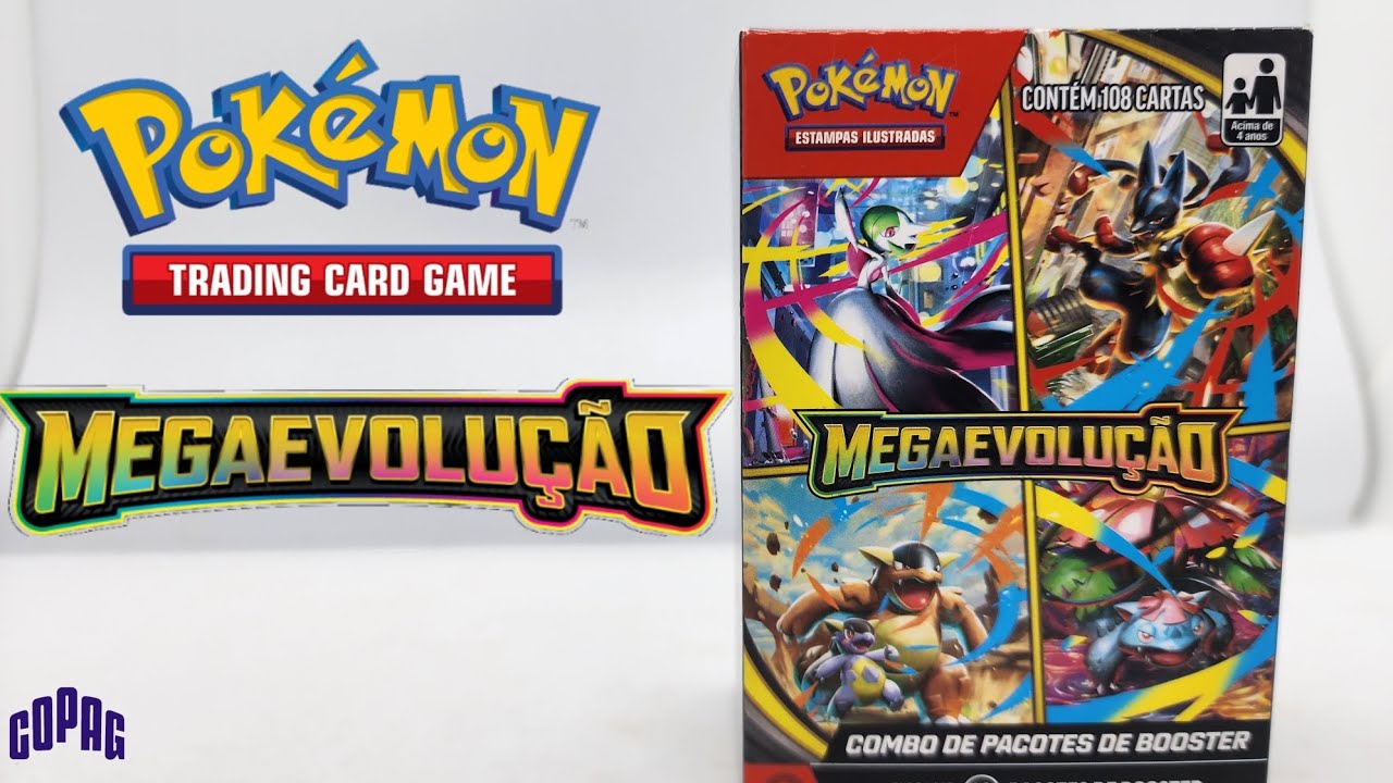 Pokémon TCG MINI BOOSTER BOX MEGAEVOLUÇÃO Unboxing/Review