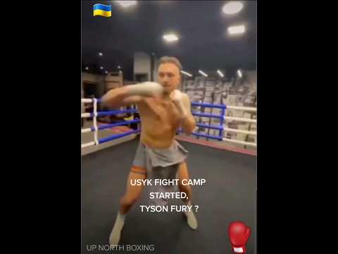 USYK FIGHT CAMP BEGINS 🥊 TYSON FURY ?? #usyk #tysonfury #furyusyk #boxing