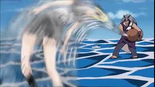 Naruto Shippuuden - Samui being sucked into Benihisago