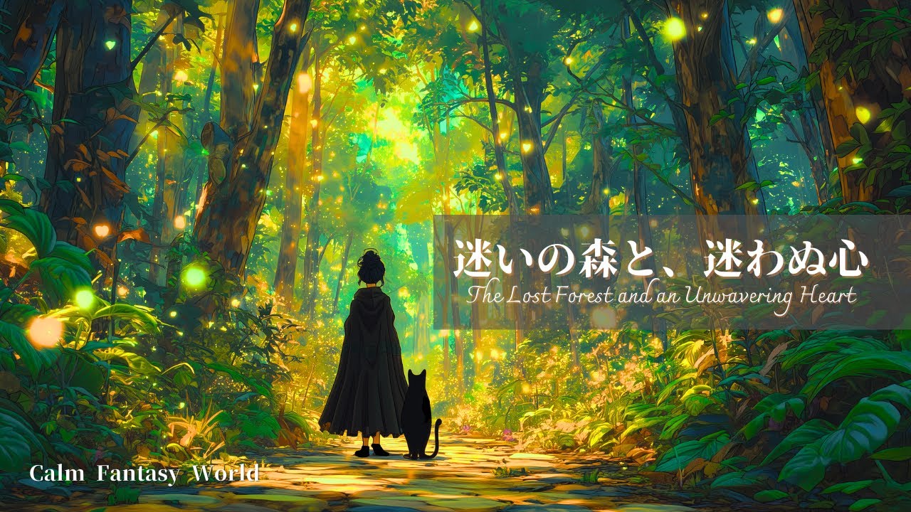 【Ambient Fantasy Music】迷いの森と、迷わぬ心｜The Lost Forest and an Unwavering Heart｜作業用・勉強用BGM｜リラックス