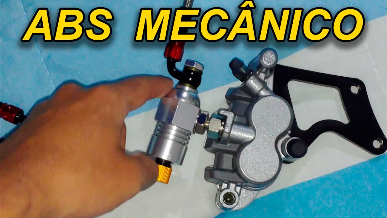 ABS MECÂNICO - FUNCIONA EM QUALQUER MOTO - Explicando em miúdos o funcionamento