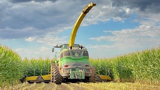 Corn Silage 2023 ll John Deere 9500i  + New Holland FR650 + 2x Fendt & 2x John Deere Tractors