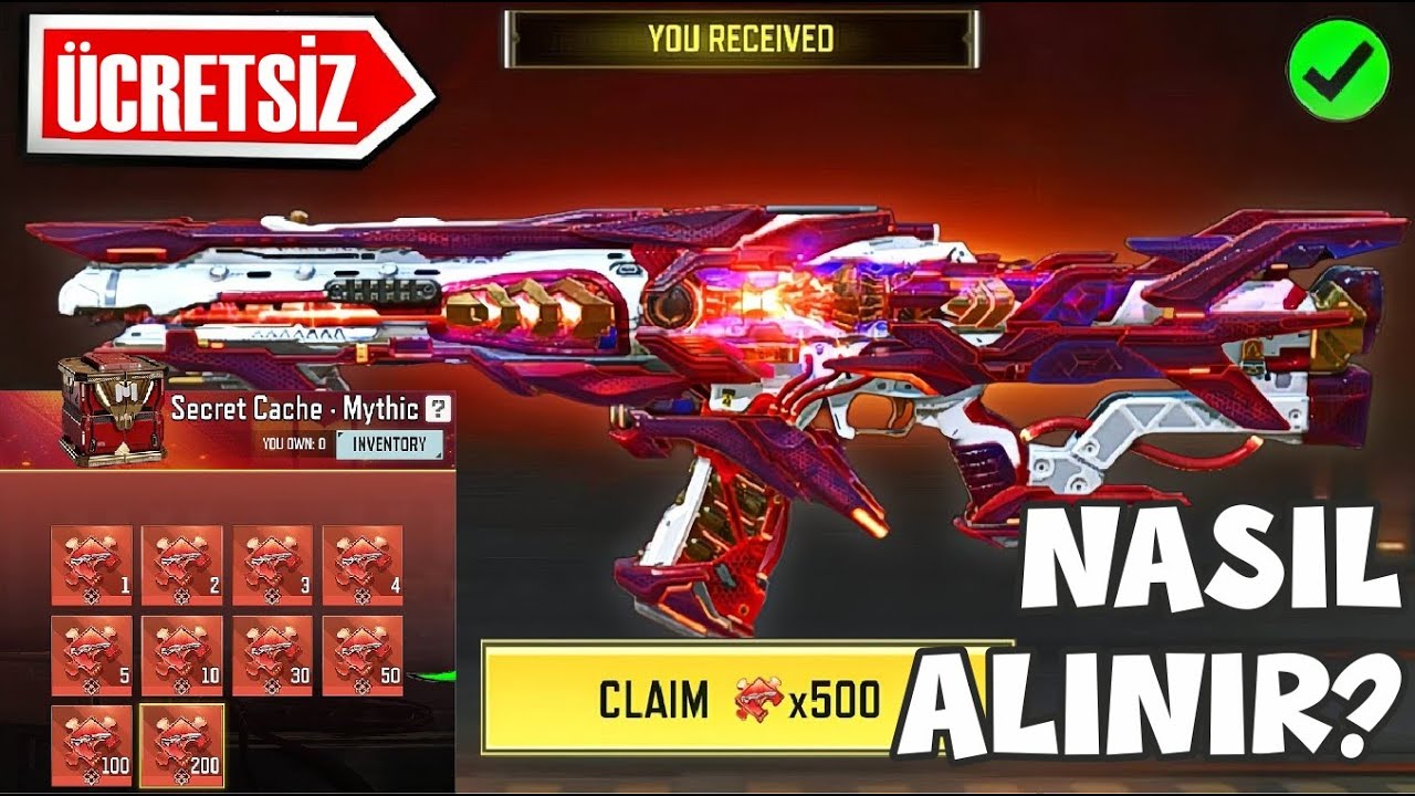 Ücretsiz Efsanevi Ak117 Lav Silahını Nasıl Açarsınız ve Daha Fazla Önbellek Nasıl Elde Edersiniz!