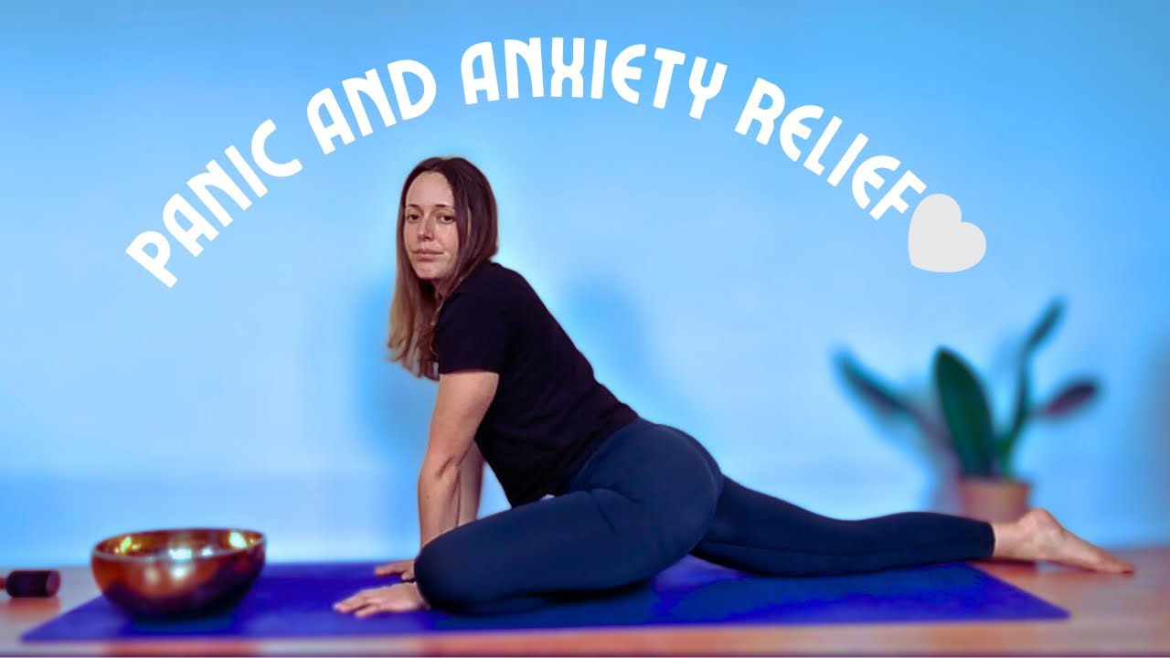 13 min yoga for overwhelm and panic | mostly seated | gentle and soothing | feel better soon