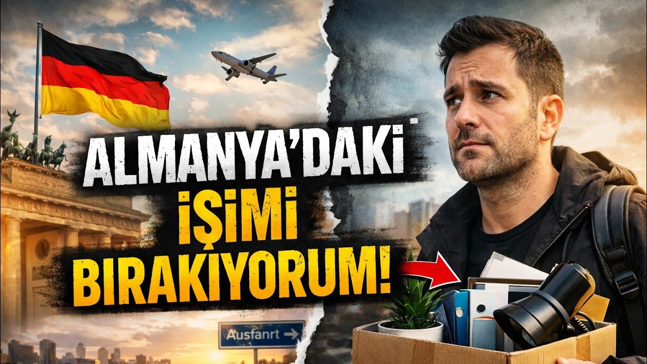 ALMANYA'DAKİ İŞİMİ BIRAKIYORUM
