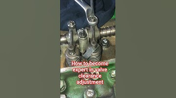 How to master the valve clearance adjustment Tip #1